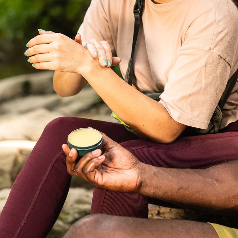 Natural mosquito repellent in recyclable tin