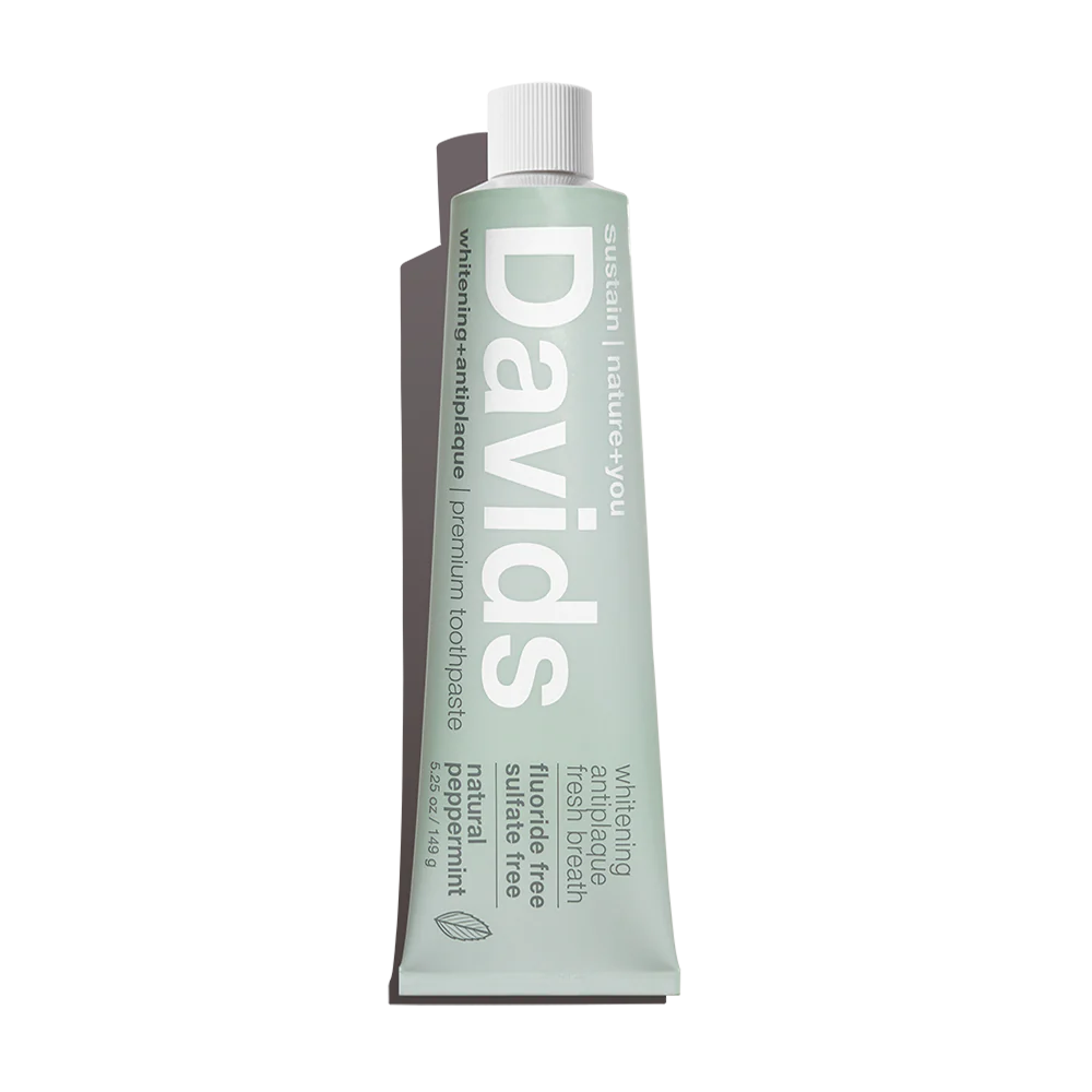Davids Natural Toothpaste Peppermint