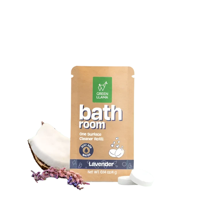 plastic free bathroom cleaner tablet refills - the good fill