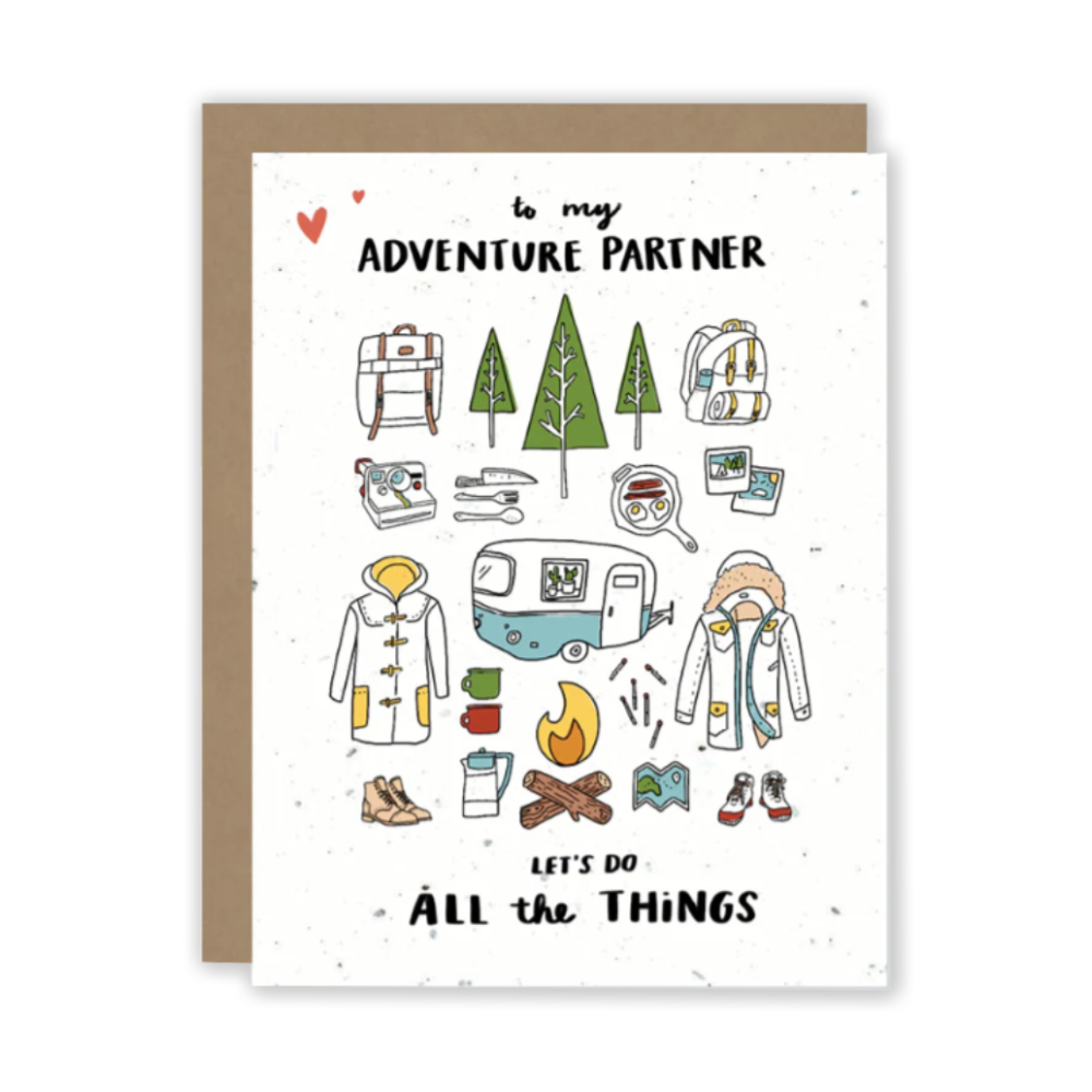 Plantable greeting card - the good fill