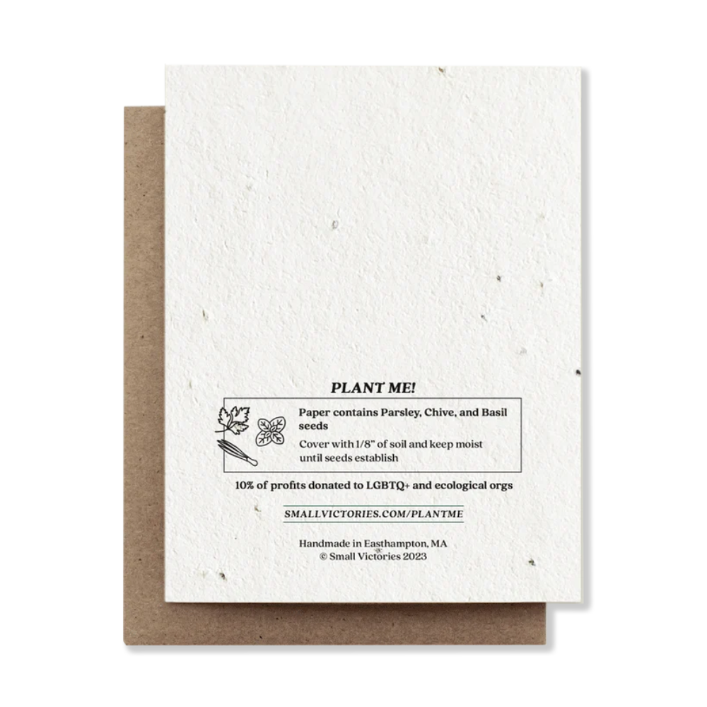 Plantable greeting cards - the good fill