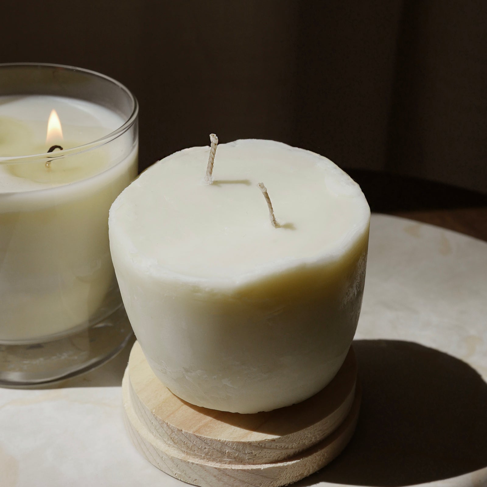 refillable natural candle - the good fill