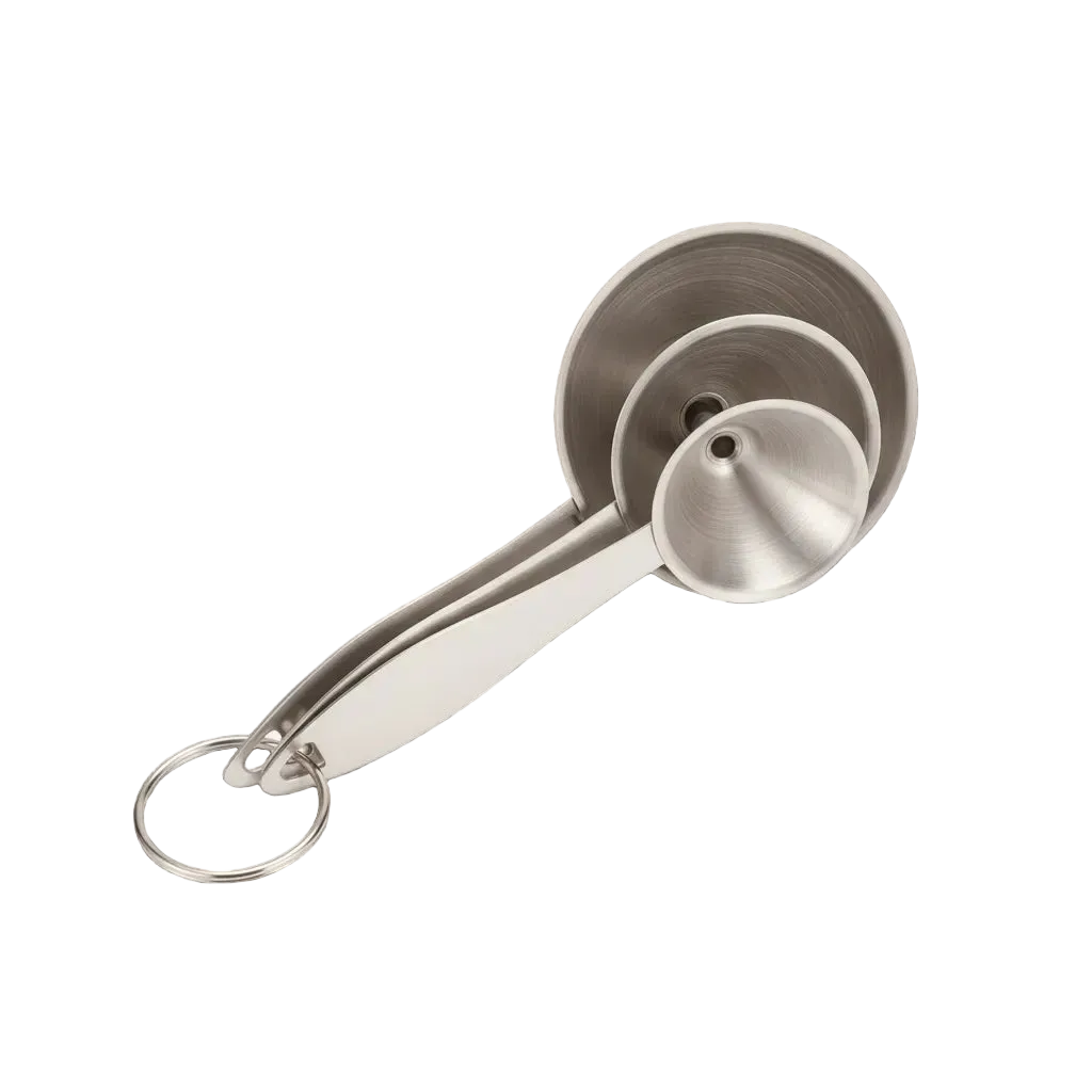 Stainless Steel Funnels - Set of 3