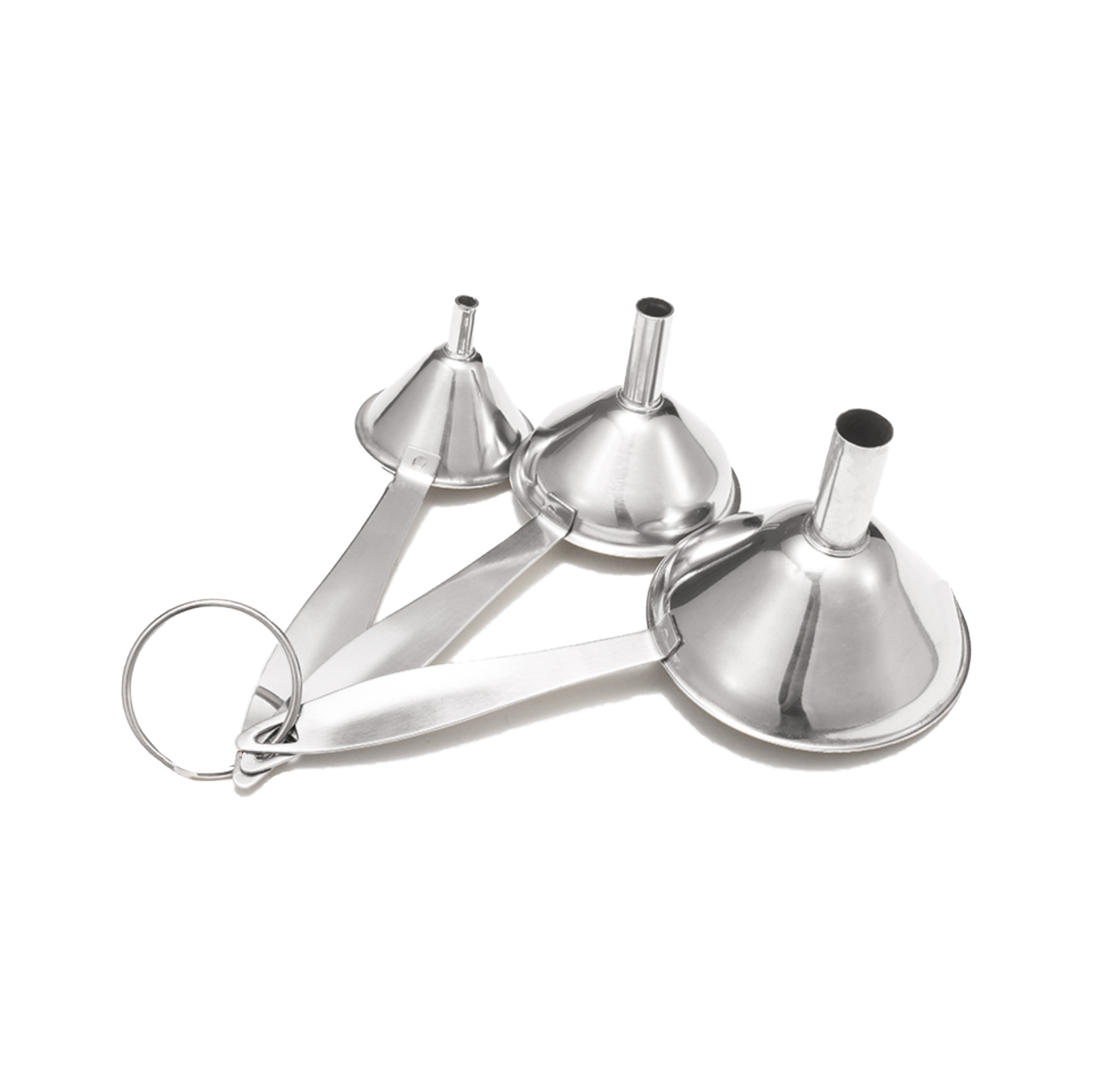 stainless steel funnel set - the good fill