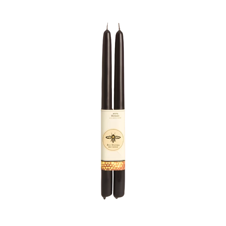 natural beeswax tapered candle - the good fill