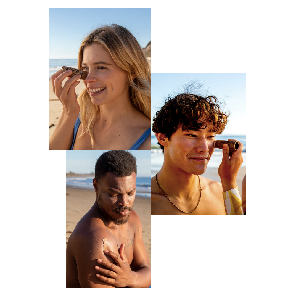 tinted mineral sunscreen in compostable packaging - the good fill