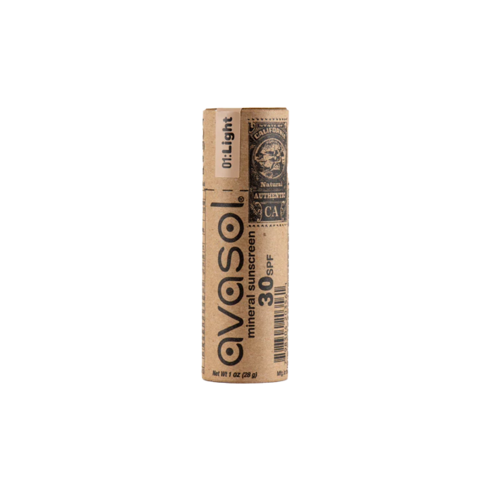 tinted mineral sunscreen in compostable packaging - the good fill