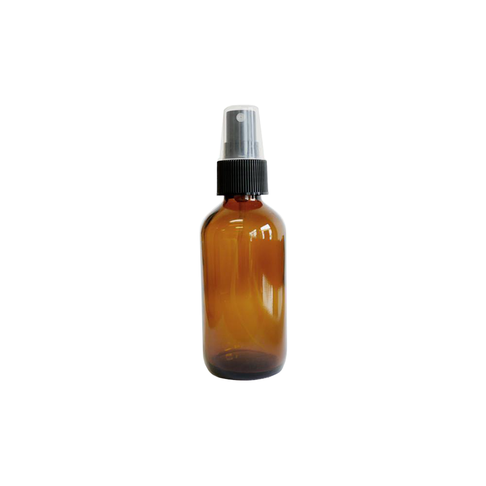 4 oz Amber Glass Spray Bottle