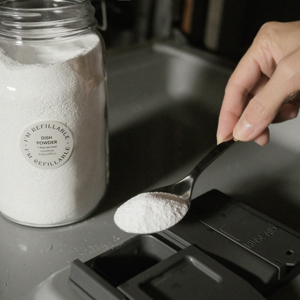 refillable dish detergent - the good fill