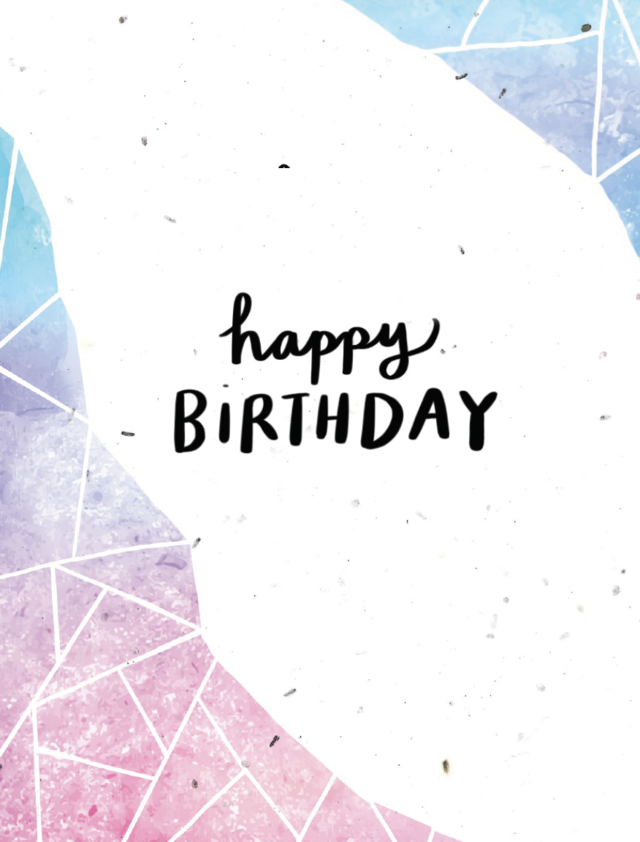 plantable birthday card