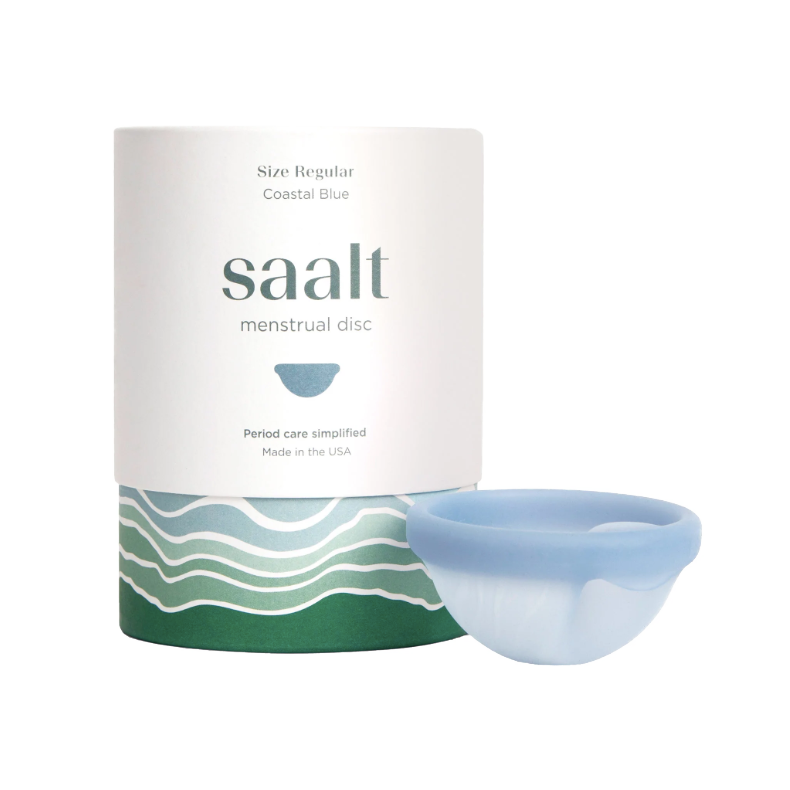 reusable menstrual disc by saalt