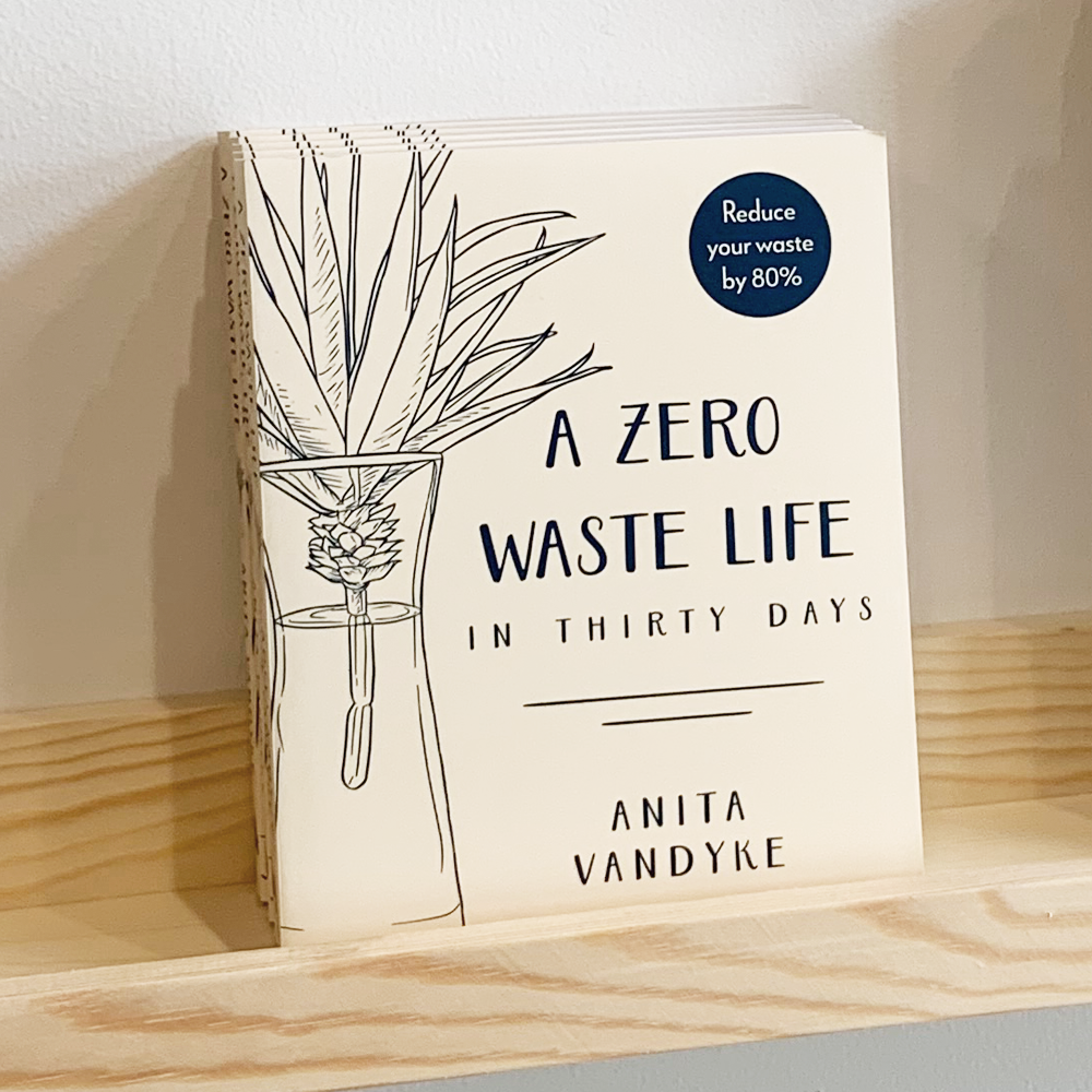 Paper back book; A Zero Waste Life In Thirty Days.
