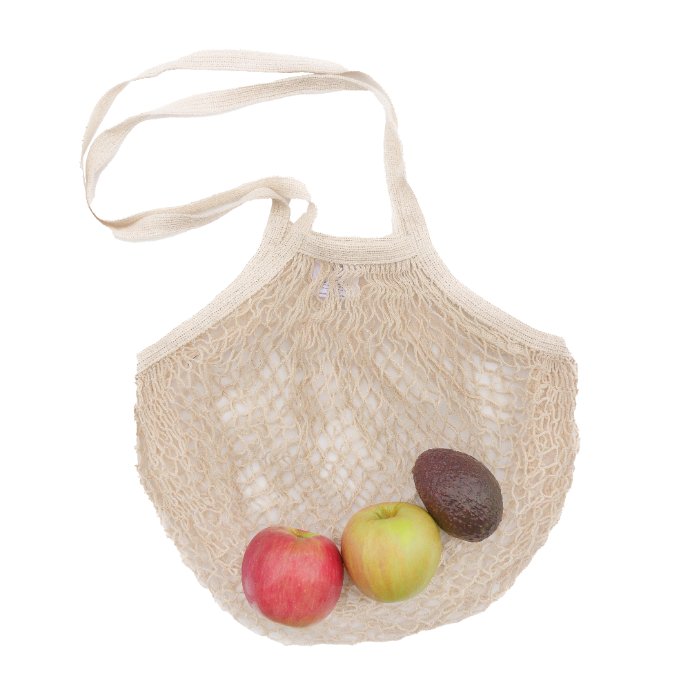 Natural Cotton String Bag (Long Handle) - The Good Fill