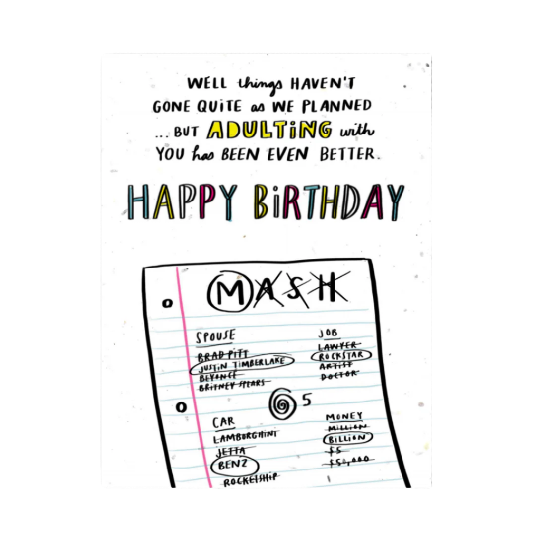 zero waste plantable greeting card
