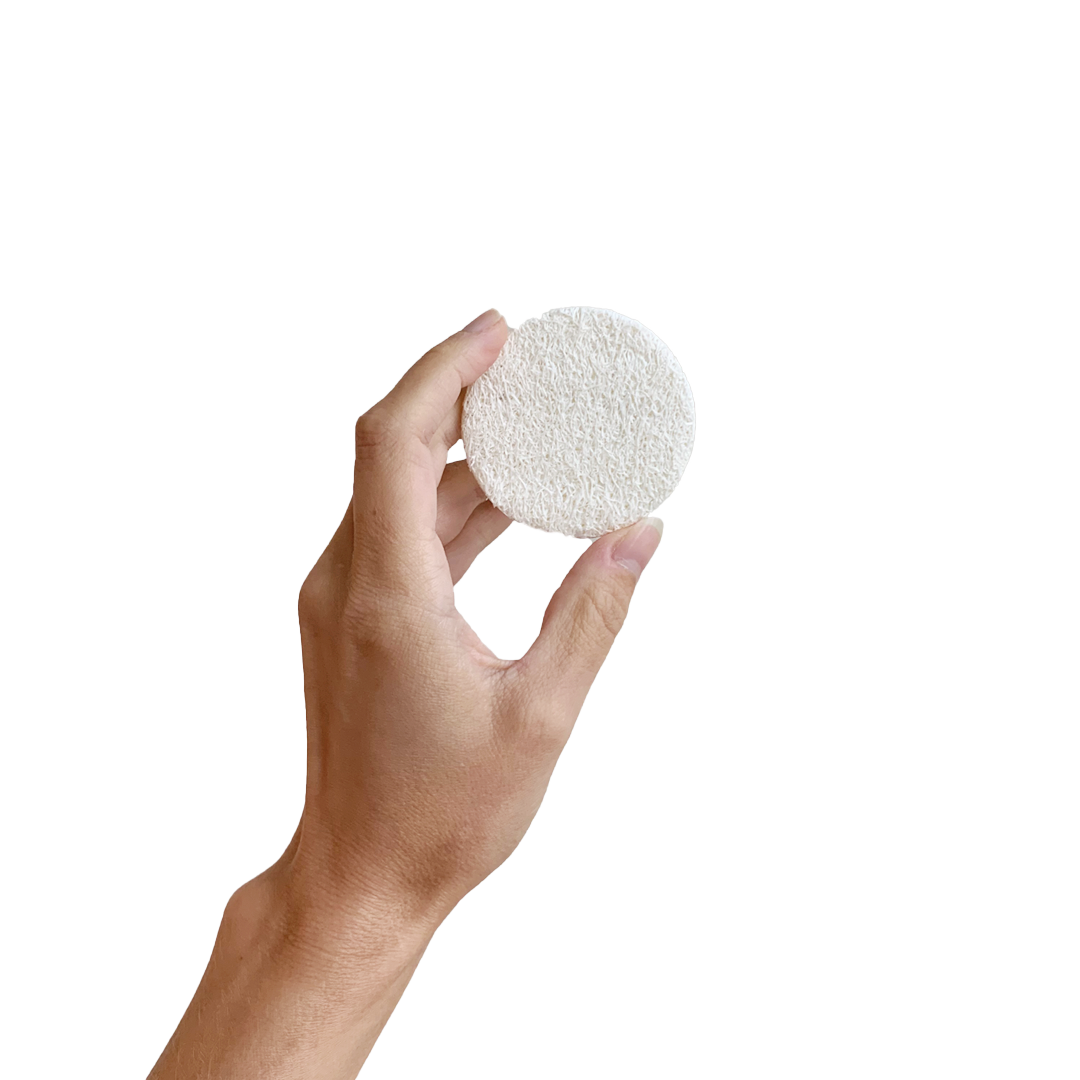 package free natural loofah disc