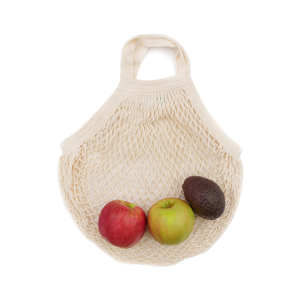 Organic Cotton String Bag (Short Handle) - The Good Fill