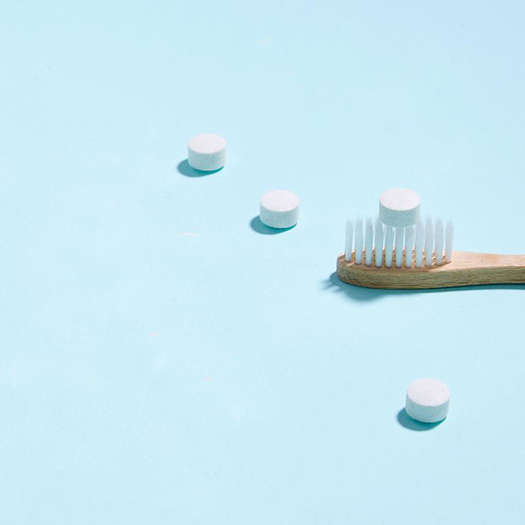 natural zero waste toothpaste tablets for kids
