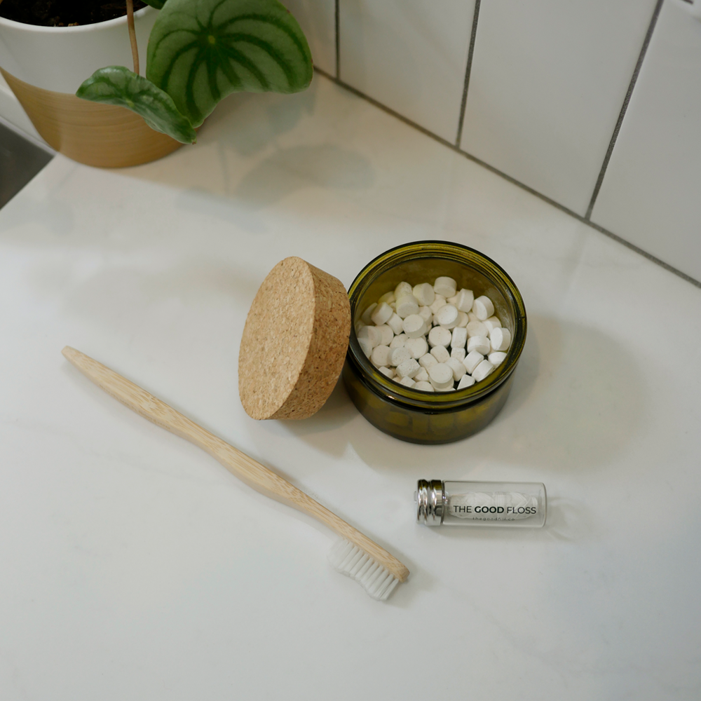 zero waste unpaste tooth tablets