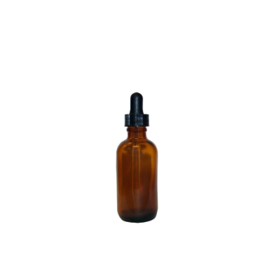 2 oz Amber Glass Dropper Bottle