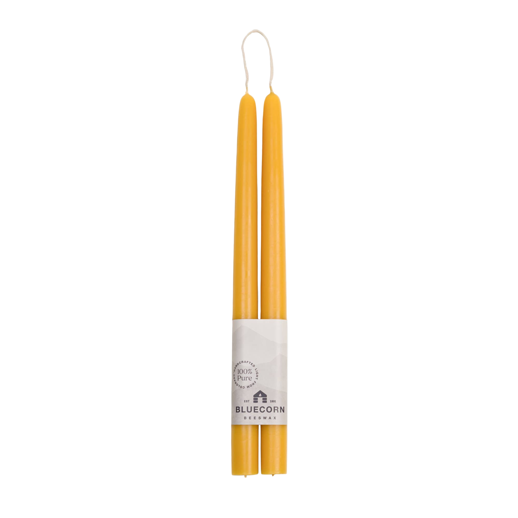 Beeswax Taper Candles – Dripless & Handmade in USA