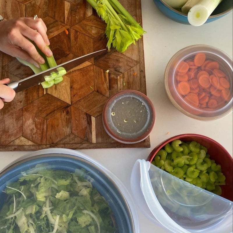 reusable silicone food storage lid - the good fill