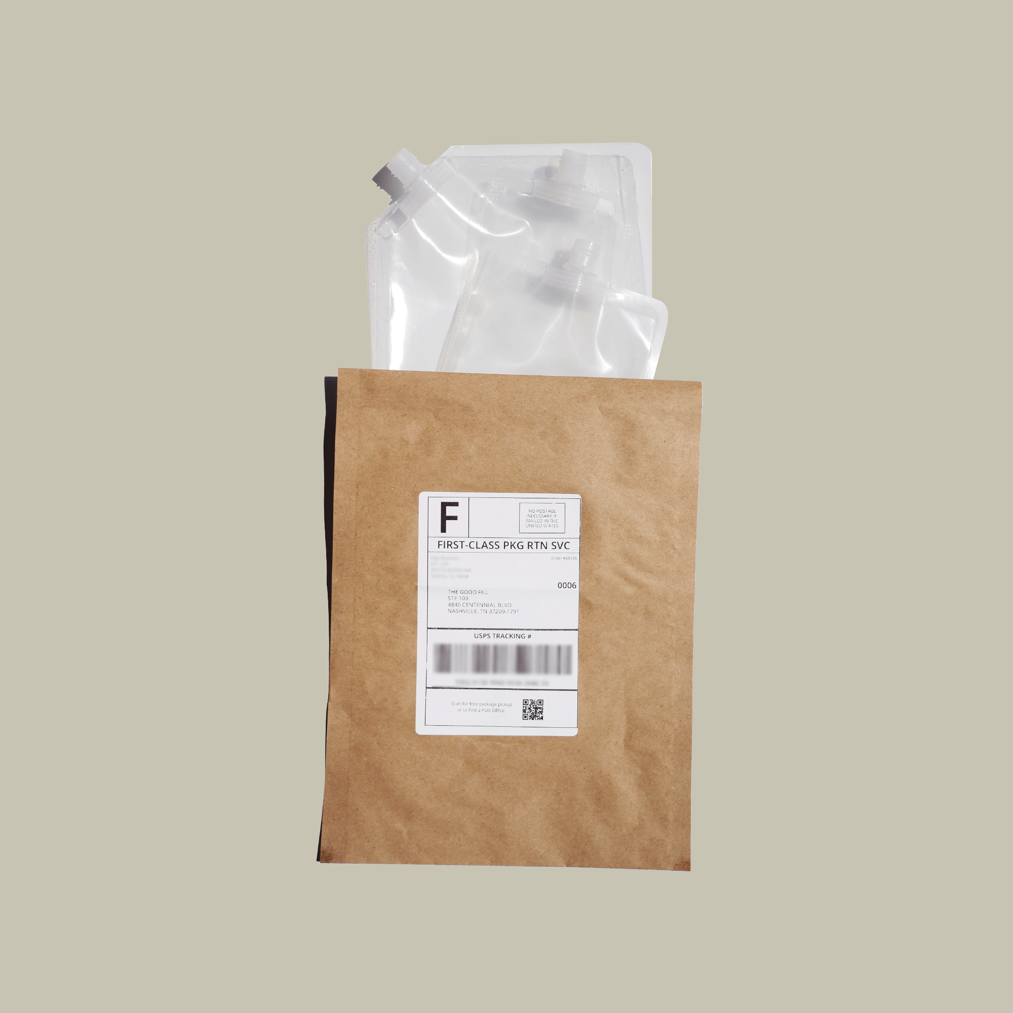Pouch Return Envelope