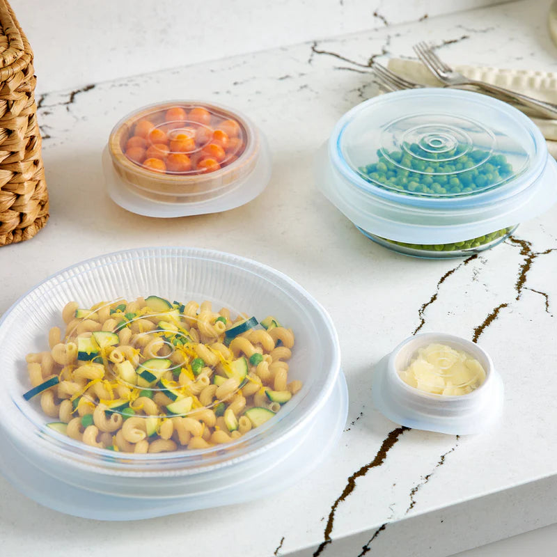 zero waste reusable silicone food storage lid - the good fill