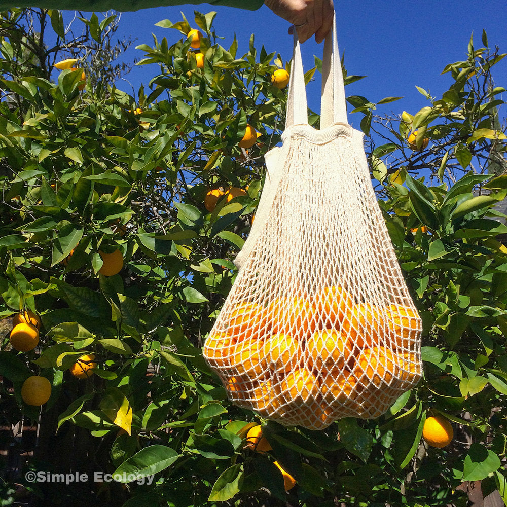 Organic Cotton String Bag | Zero Waste Home + Body | TheGoodFill.co