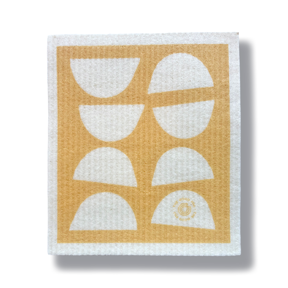 package free reusable swedish dish cloth #style_yellowshapes
