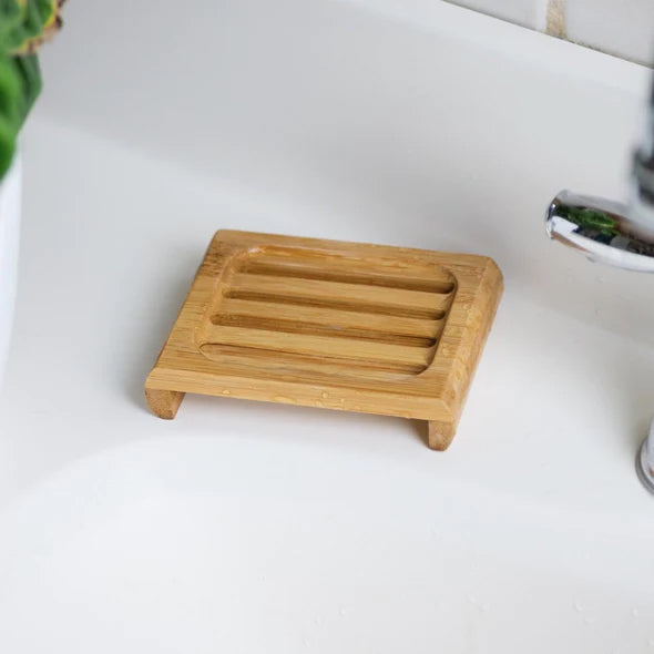 zero waste compostable bamboo soap dish - the good fill
