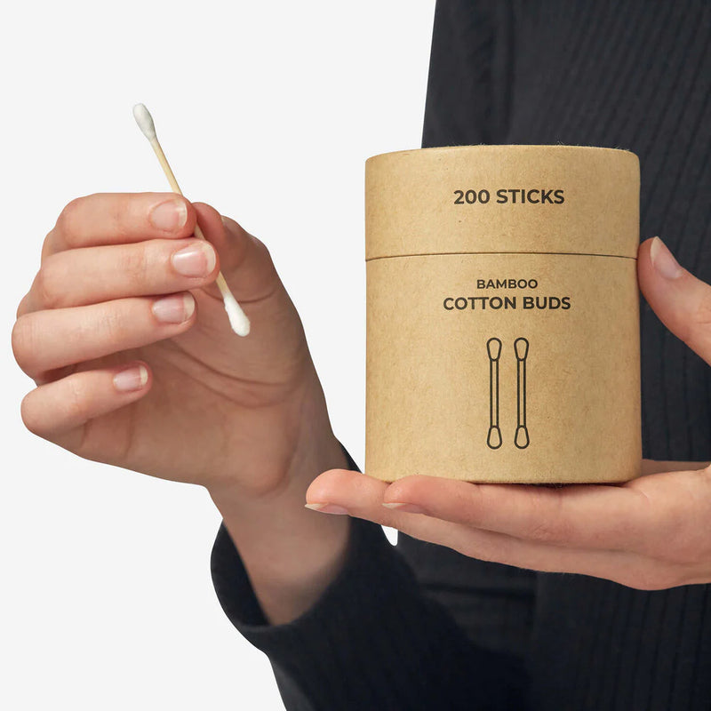 compostable bamboo cotton swabs