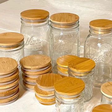 bamboo mason jar lid - the good fill