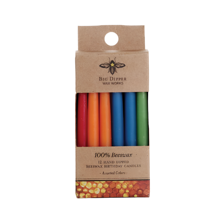 beeswax birthday candles - the good fill