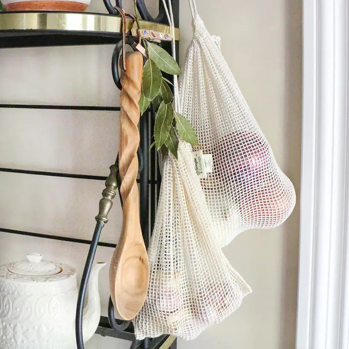 Mesh produce bag with organic cotton - The Good Fill