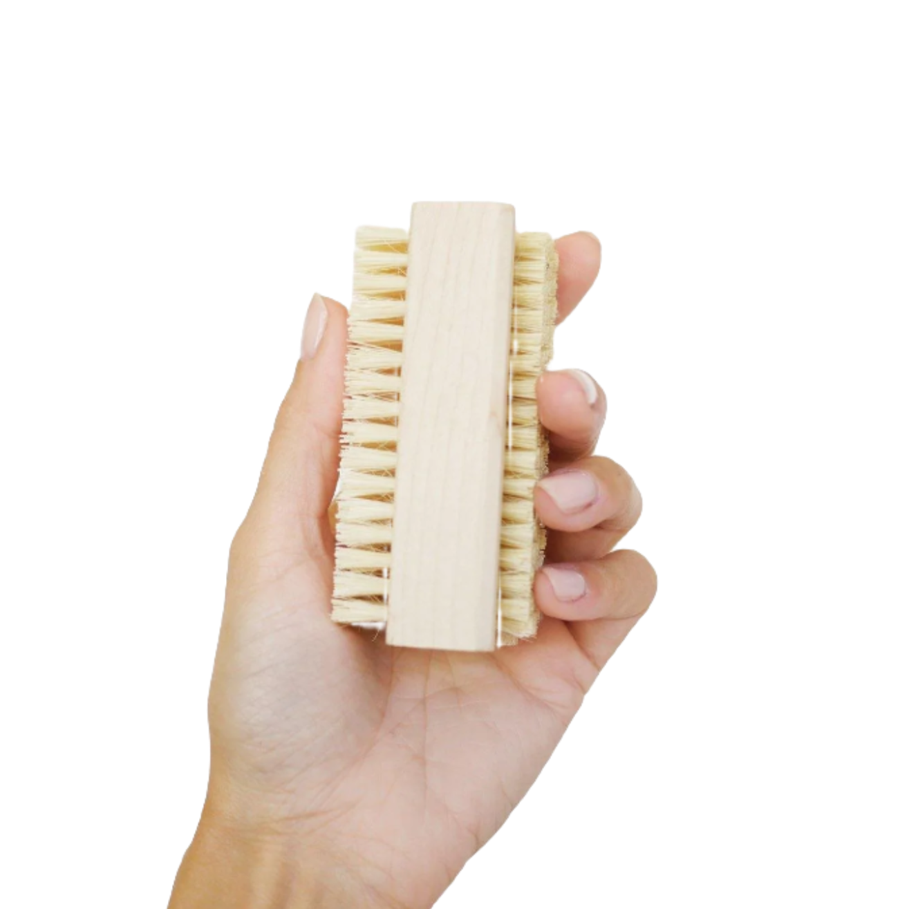 natural fiber wooden nail brush - the good fill