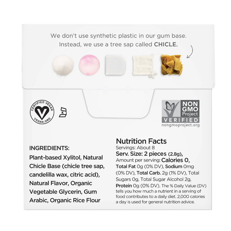 Natural Chewing Gum | Zero Waste Home + Body | TheGoodFill.co