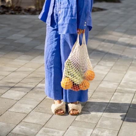 organic cotton string grocery tote - the good fill