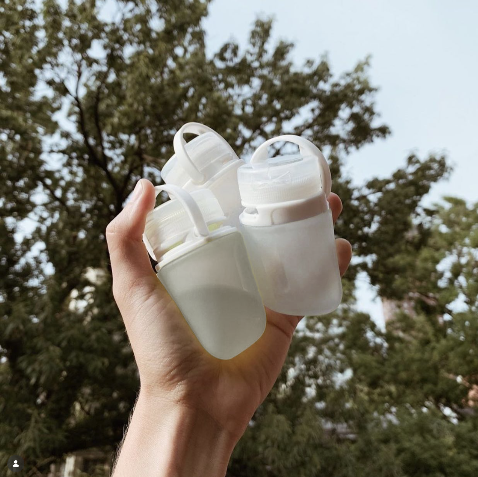 refillable silicone travel squeeze tubes