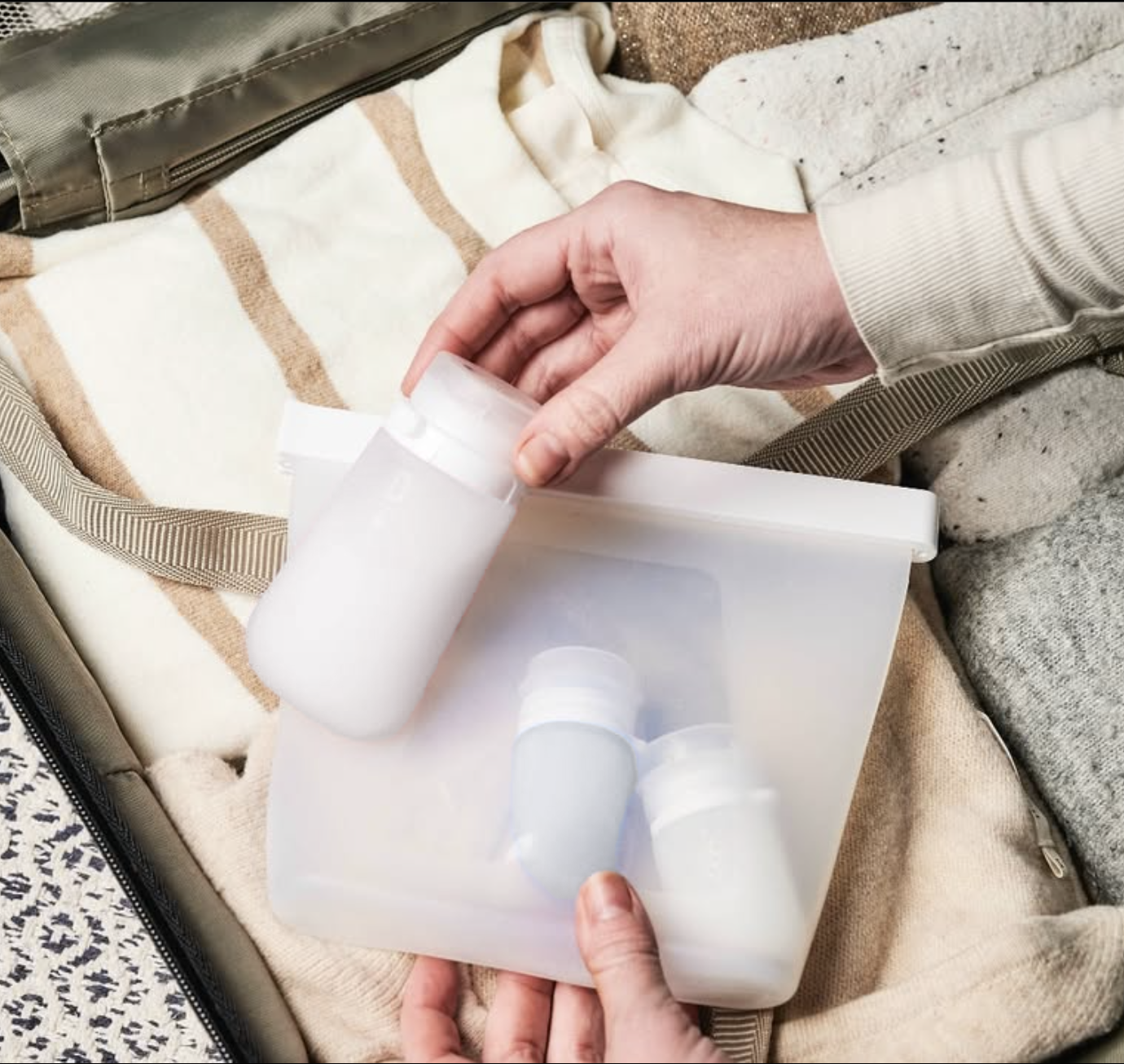 refillable silicone travel containers - the good fill