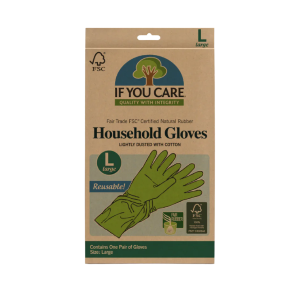 reusable zero waste latex cleaning gloves - the good fill