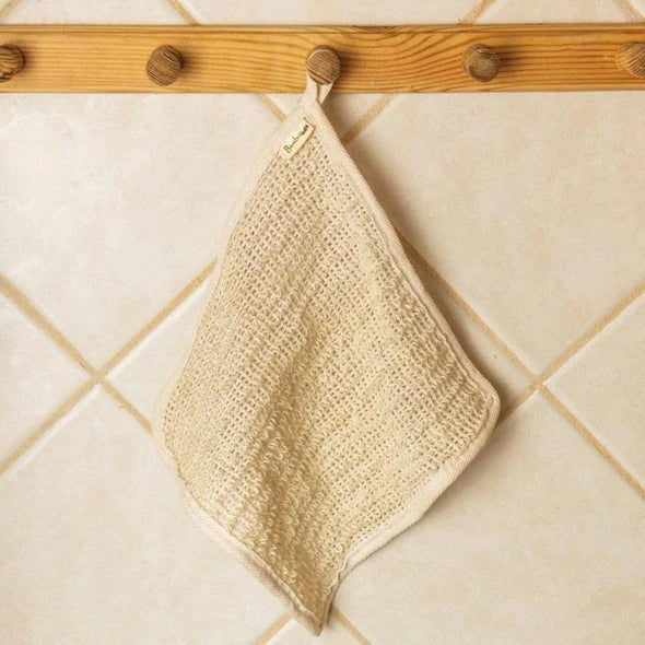 sisal eco friendly compostable exfoliating towel - the good fill