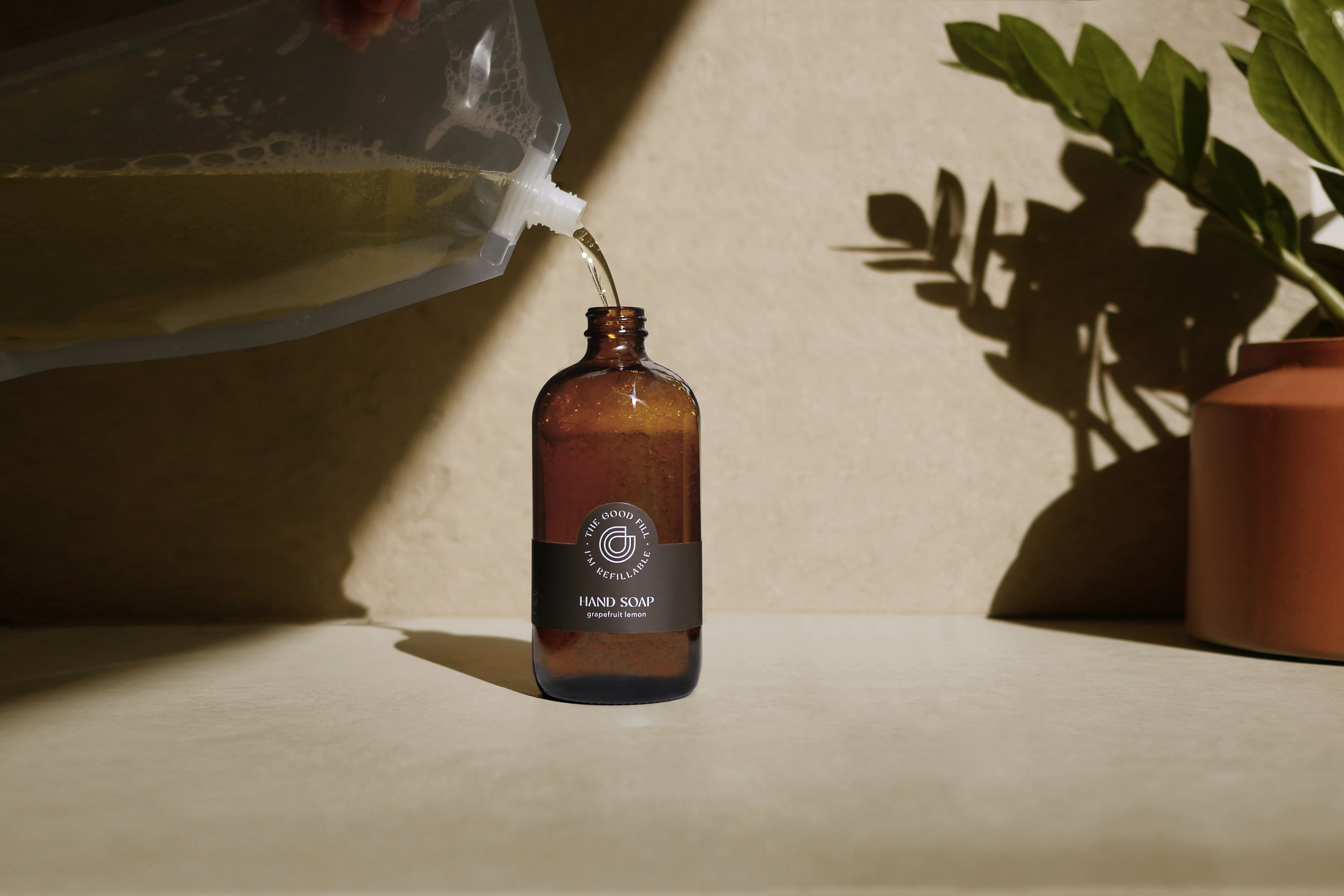 zero waste refills for home and body - the good fill - refillable hand soap