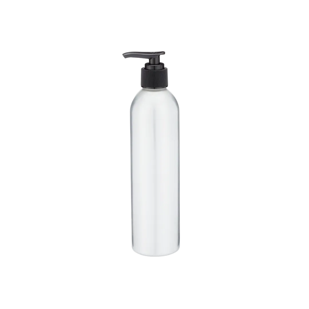 9oz aluminum pump bottle for zero waste refills