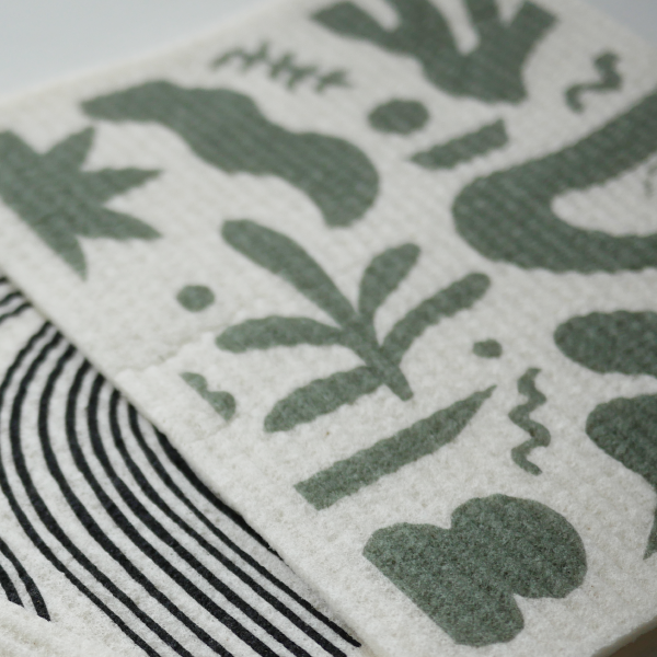 zero waste reusable swedish dish cloth