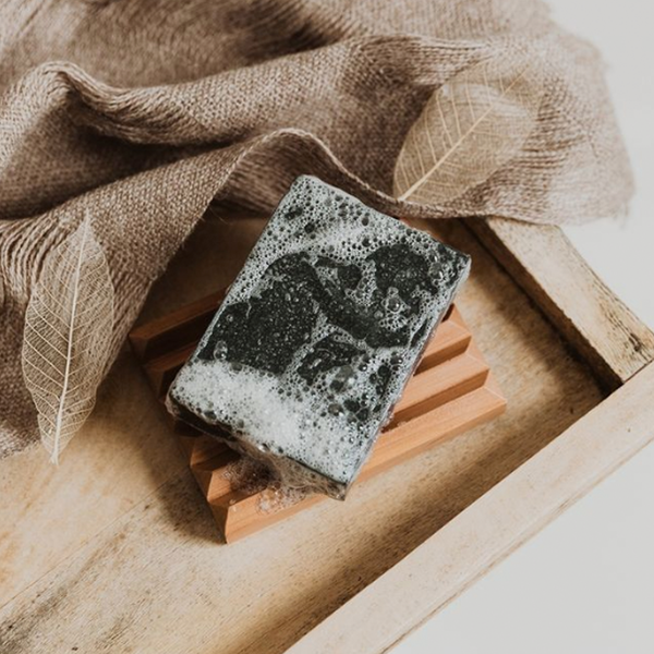 activated charcoal face and body soap