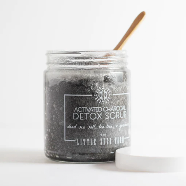 activated charcoal detox body scrub
