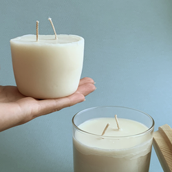 refillable beeswax candles
