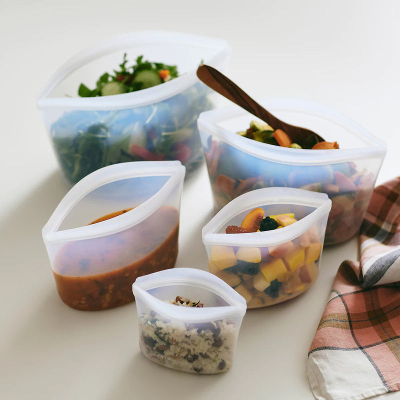 Reusable silicone bowls