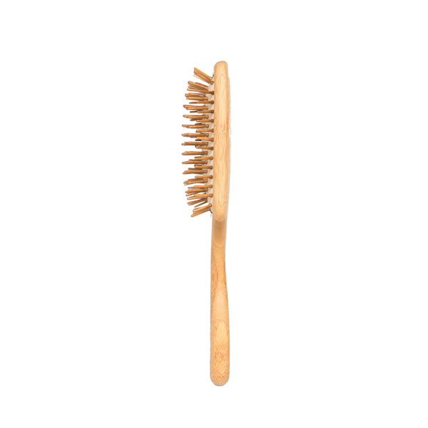 Zero Waste natural bamboo hair brush.