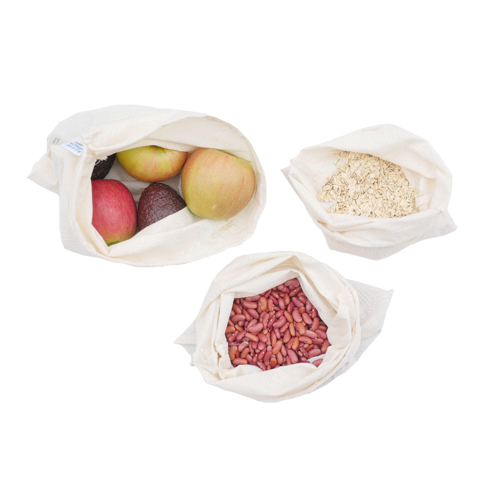Organic Cotton Produce Bulk Bags Zero Waste Home Body